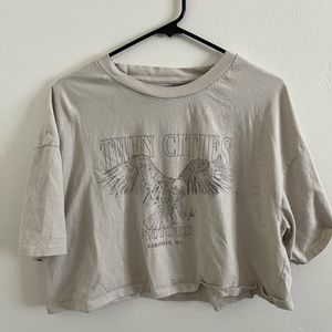 Cotton On Cropped Twin Cities T-shirt